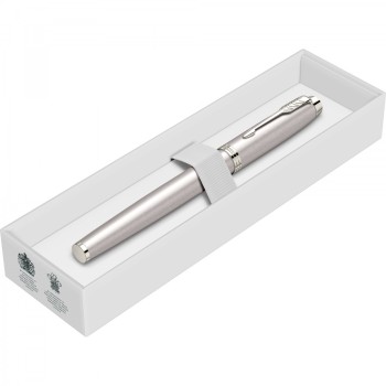 Ручка перьевая Parker IM Monochrome F328, Champagne PVD GT (Перо M)