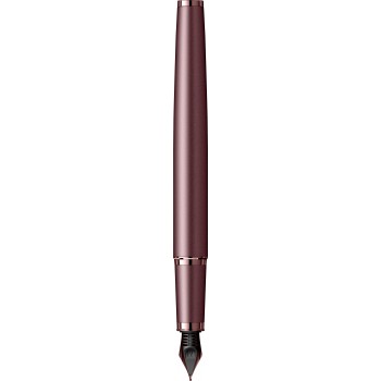 Ручка перьевая Parker IM Monochrome F328, Burgundy PVD (Перо M)
